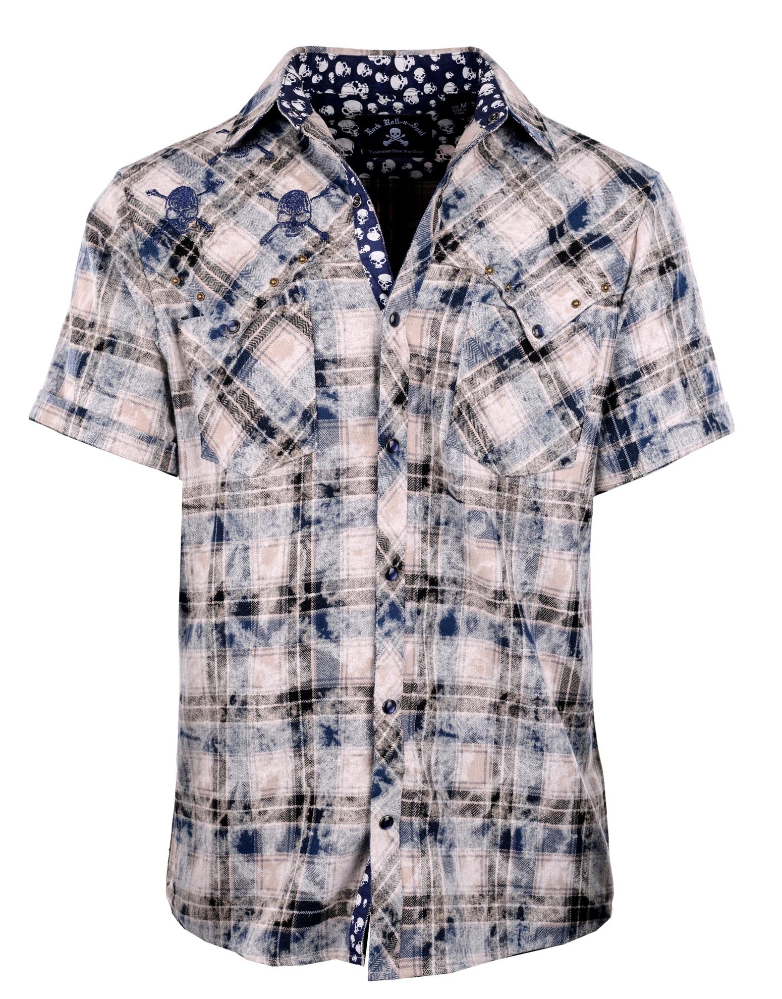 S/S Master of Puppets VI Navy - Rock Roll n Soul