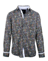 Bark at the Moon Paisley Navy