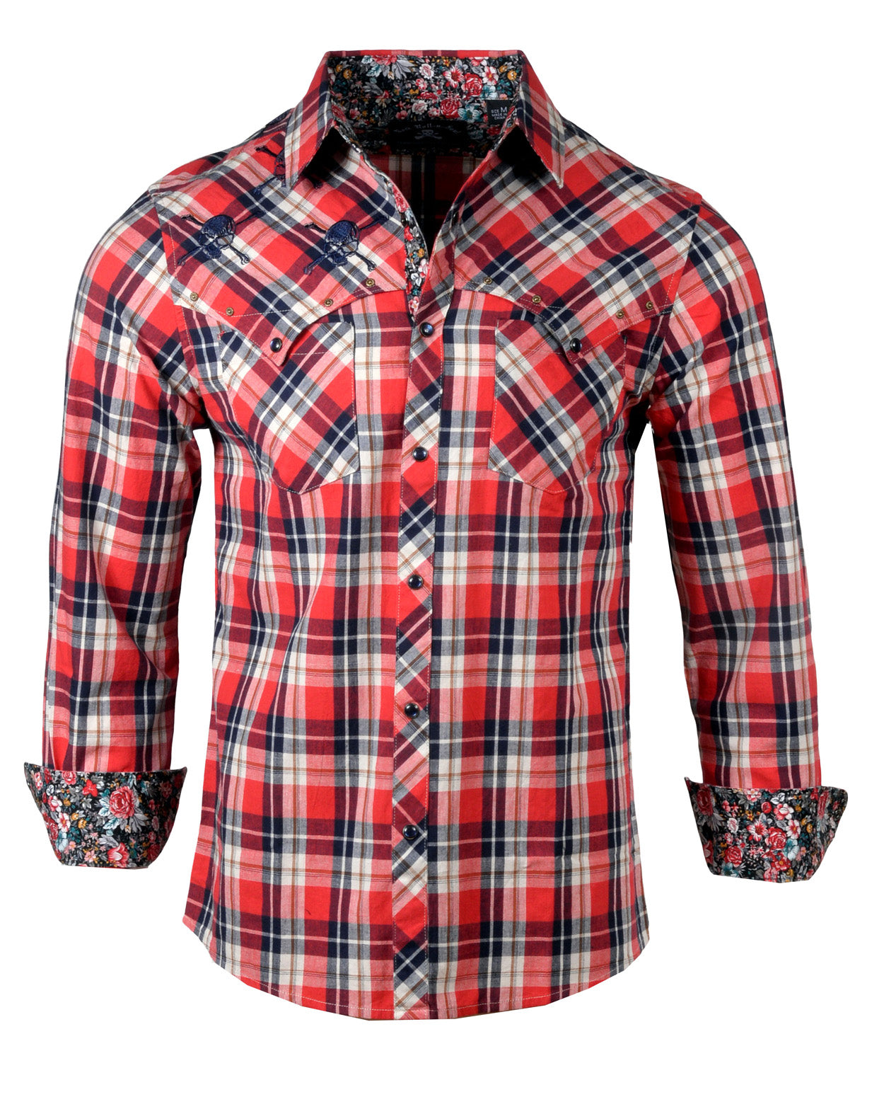 Men's Casual Fashion Button Up Shirt - Red Solo Cup by Rock Roll n Soul