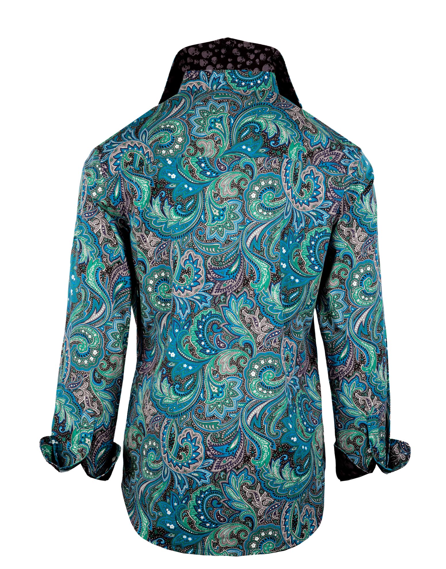 LS Button Down Paisley Shirt | Paisley Park by Rock Roll n Soul