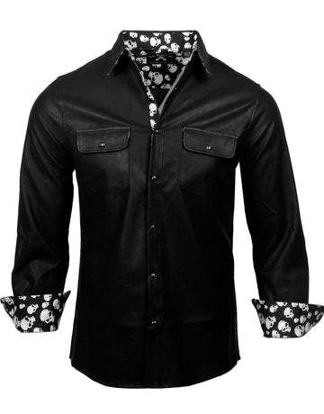 Men's Skull Button Up Shirt Men's Skull Button Up Shirt