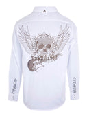 Flying Skull & Guitar