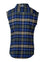 Men's Casual Fashion Button Up Sleeveless Shirt - Wildside in Navy by Rock Roll n Soul1