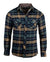 Men's Casual Flannel Fashion Button Up Shirt - Get Rhythm in Oliveby Rock Roll n Soul