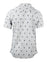 Men's Casual Fashion Button Up Shirt - S/S Overkill White Skull by Rock Roll n Soul