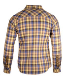 Men's Casual Fashion Button Up Plaid Shirt - Whiskey Lullaby by Rock Roll n Soul2