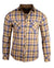 Men's Casual Fashion Button Up Plaid Shirt - Whiskey Lullaby by Rock Roll n Soul