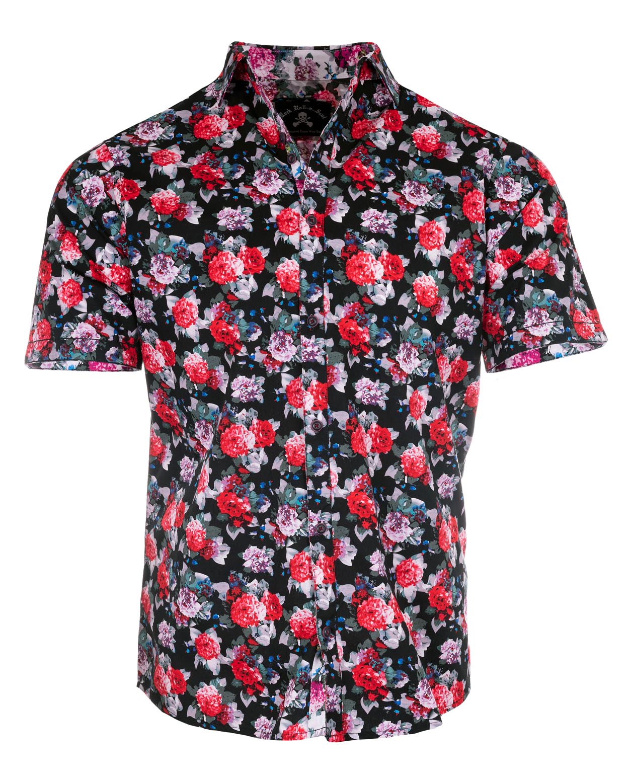 Men's SS Floral Fashion Shirt | Addicted to Love by Rock Roll n Soul