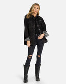 Delfino Time is Running Out Boyfriend Jacket
