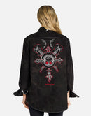 Delfino Time is Running Out Boyfriend Jacket