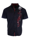 S/S Smoking Skull Black