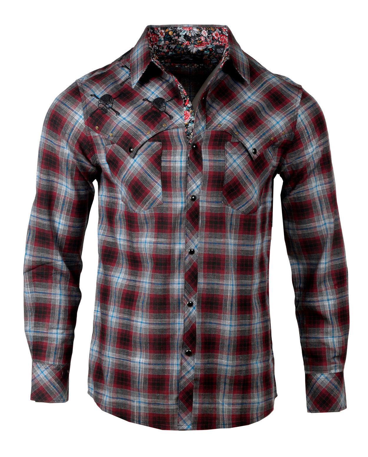 Men's Casual Fashion Button Up Shirt - Free Fallin' by Rock Roll n Soul