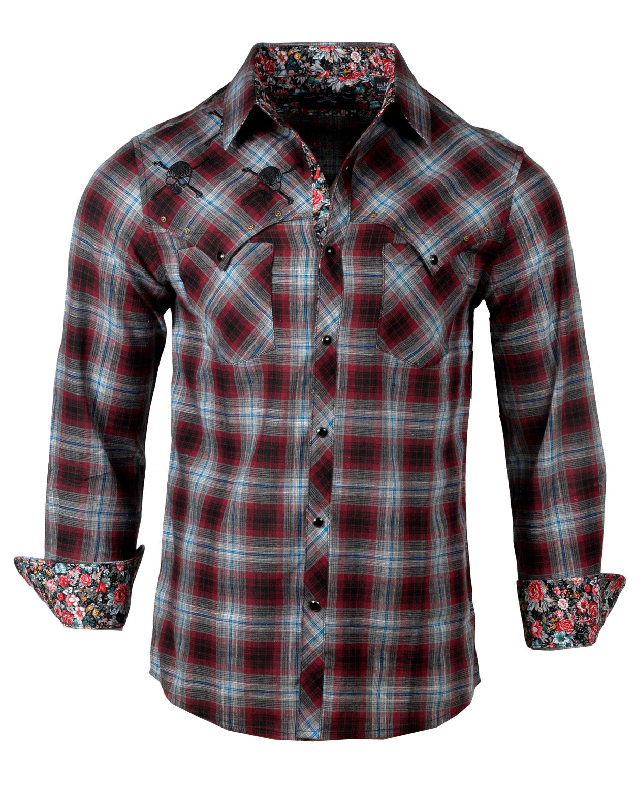 Men's Casual Fashion Button Up Shirt - Free Fallin' by Rock Roll n Soul