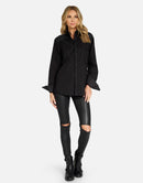 Torry Black Star Boyfriend Shirt