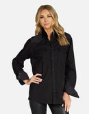 Torry Black Star Boyfriend Shirt