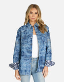 Delfino Country Roads Boyfriend Jacket