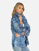 Delfino Country Roads Boyfriend Jacket
